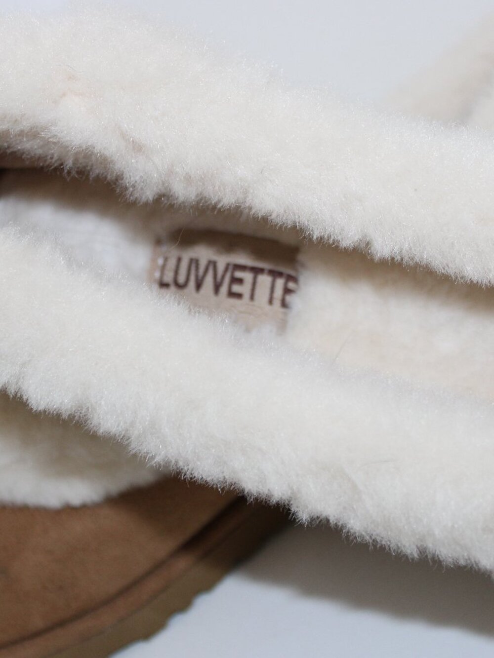 Luvvette NWOT Women Flat Shoes Slipper Odette Ballet 8M Brown Suede LeatherUpper